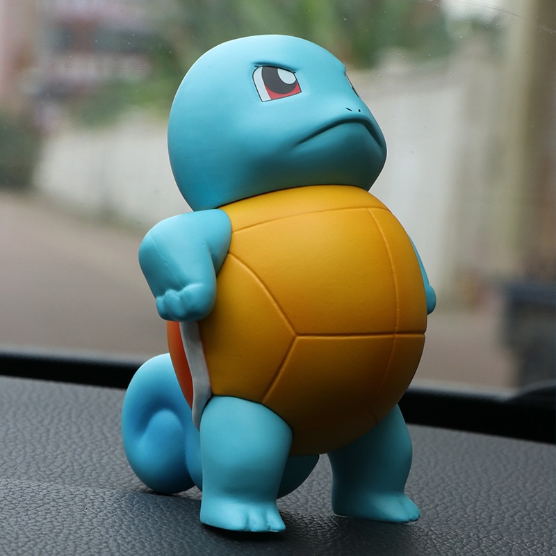 Mainan Action Figure Pokemon Psyduck Squirtle Bahan PVC Untuk Dekorasi Mobil