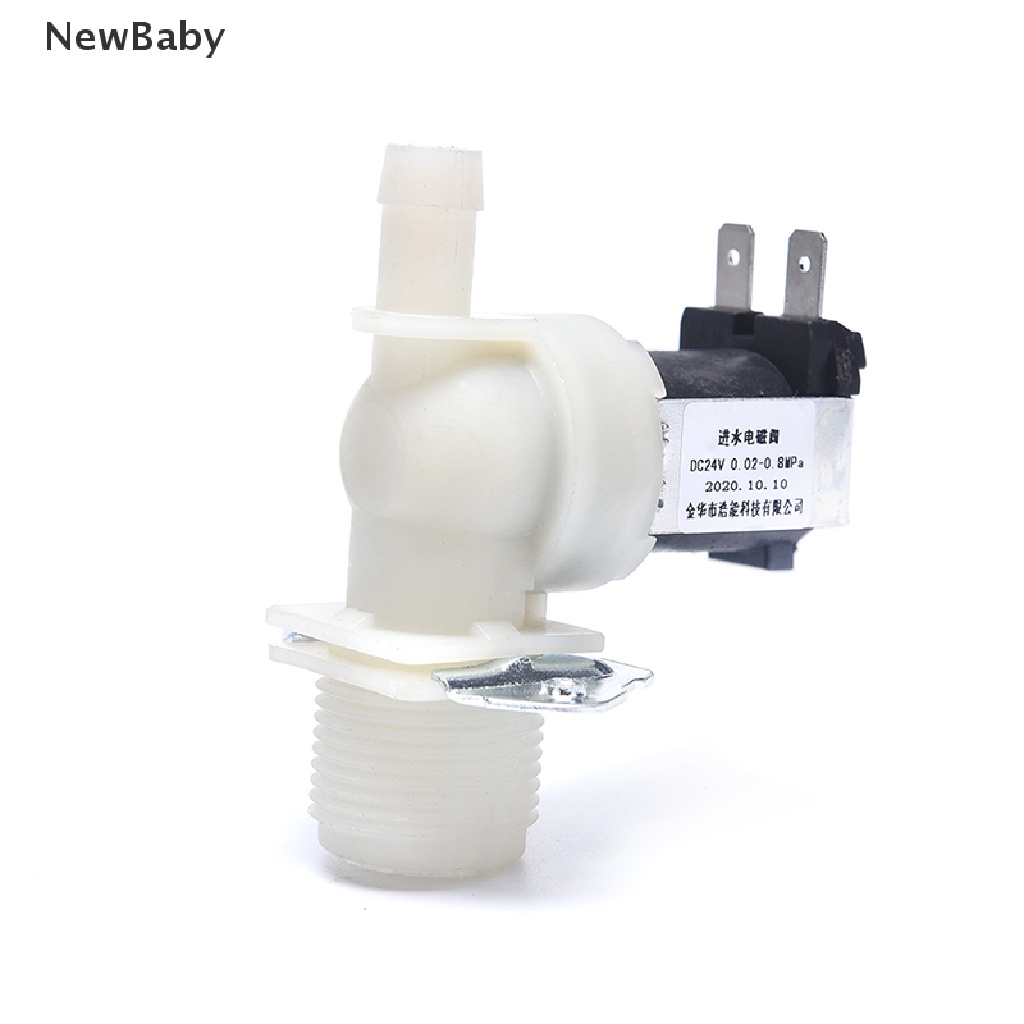 Newbaby Katup Inlet Solenoid Elektrik Dc 12v 24V AC220V Bahan Plastik Untuk Saluran Air