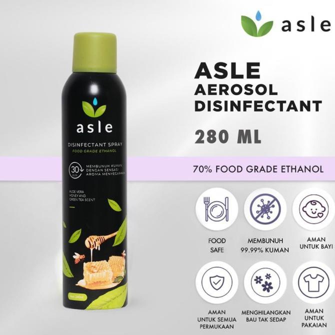 Asle Disinfectant Spray / Desinfektan Spray Food Grade / Anti Virus