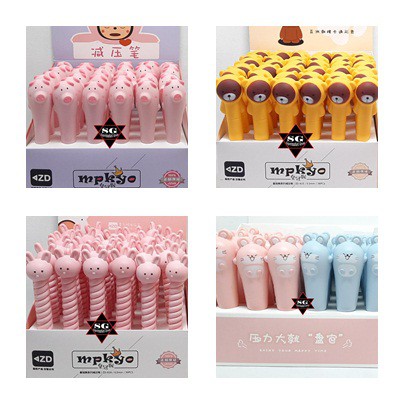 

Pulpen squishy /Gel Pen Karakter cute banget 0.38mm Termurah