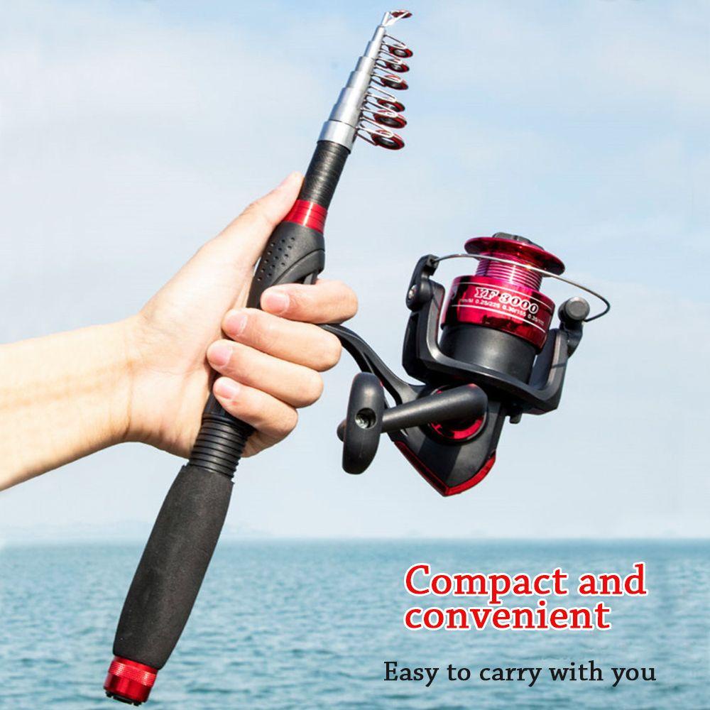 TOP Joran Pancing Teleskopik Mini Travel Adjustable Carp Feeder