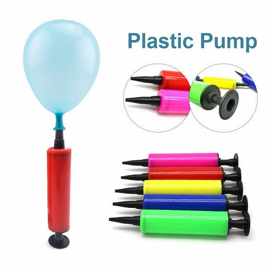 Pompa Balon Tangan Manual Warna Warni / Hand Pump