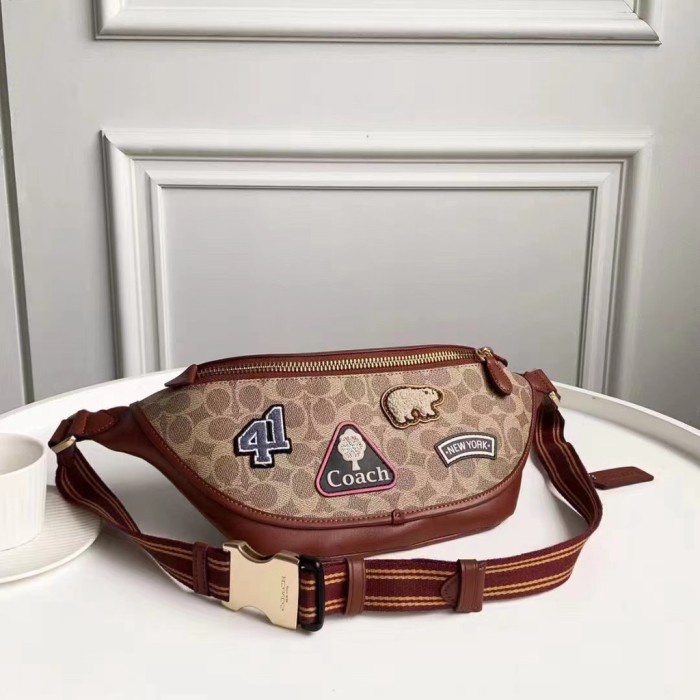 League Belt COC's In Signature Canvas With Patches