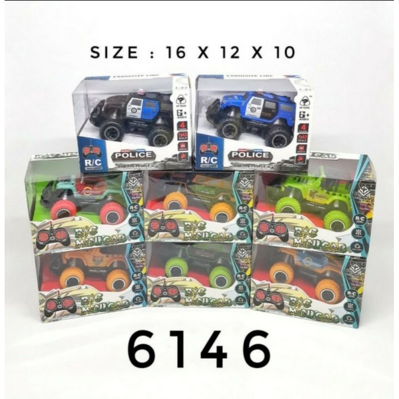 Mobil remot RC mini radio control tanpa kabel