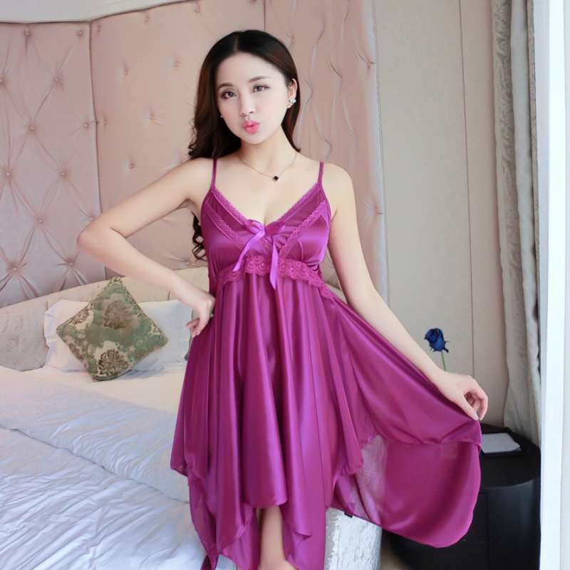 Miss H ~ 153 Dress Lingerie Wanita Gaun Tidur Baju Tidur Tanpa Lengan Seksi