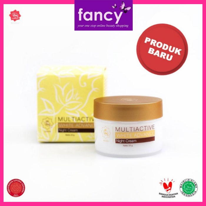 Viva Queen Multiactive Multiactive Night Cream - Krim Malam Whitening
