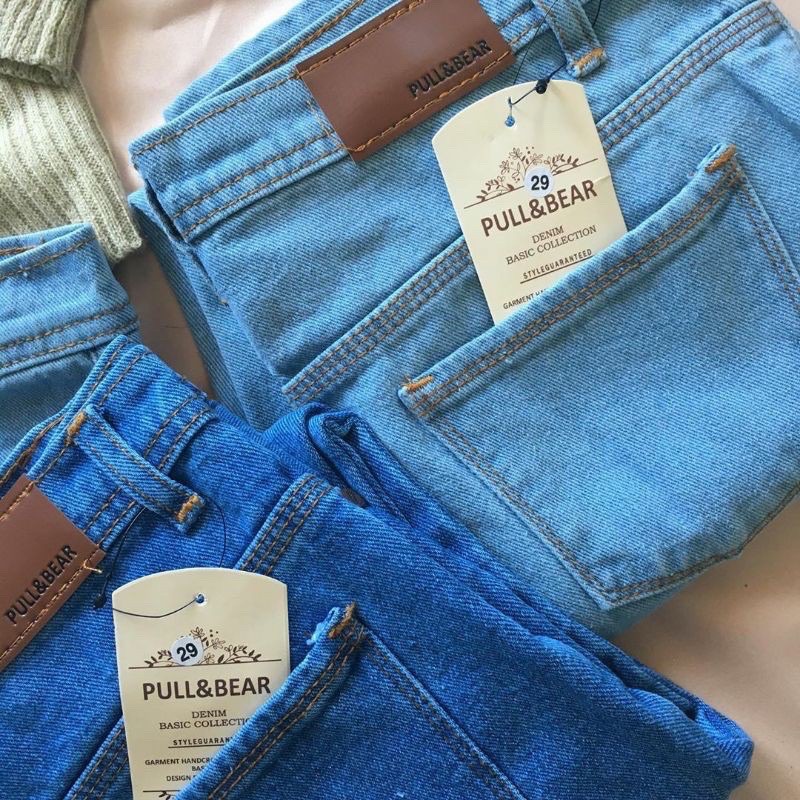 Celana Boyfriend High waist Wanita Size 27-34 /  Plain Boyfriend Jeans/ BF Polos FREE BELT