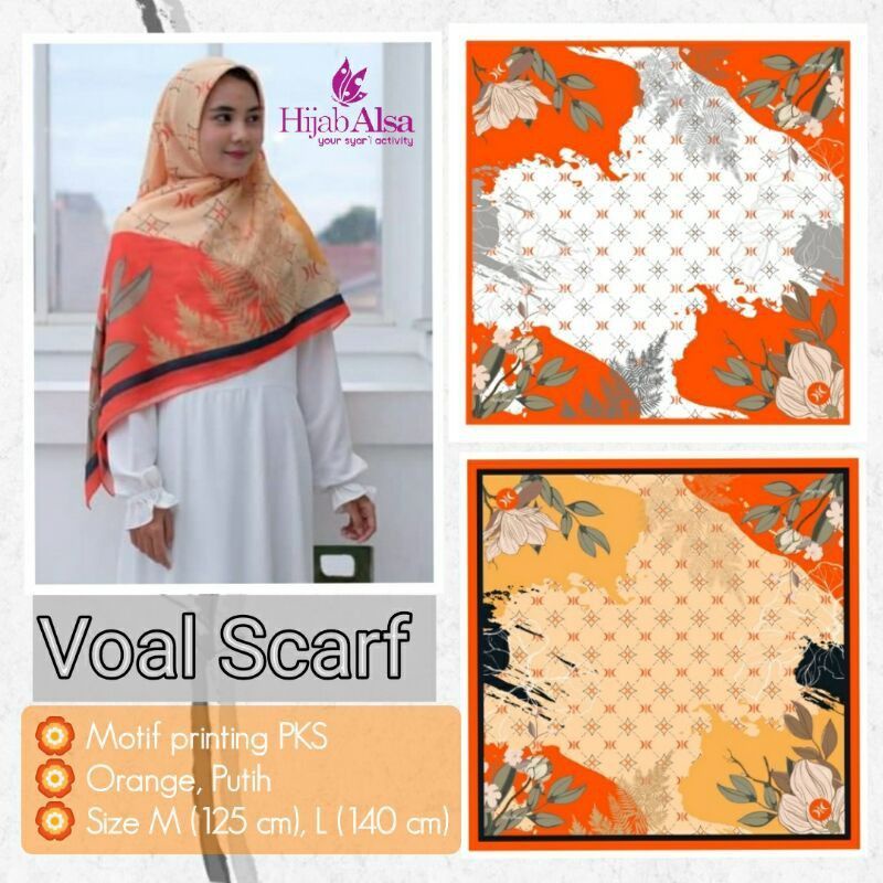 Voal Exsklusif Motif PKS Ori by Hijabalsa | Khimarsegiempat