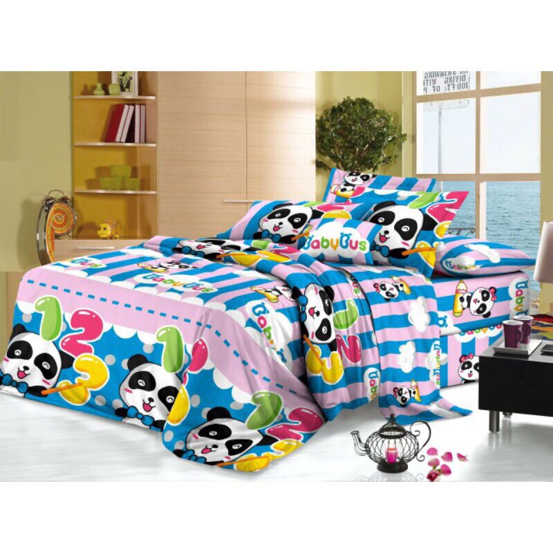 Sprei Adela New Comfort Collection T20 Size 180x200cm Bantal 2 MURAH BAHAN KATUN DISPERS TIDAKLUNTUR