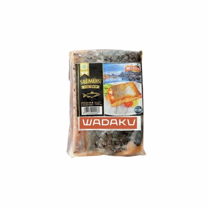 

Salmon Steak METZGER 100G DENGAN KULIT SKIN ON NORWEGIAN
