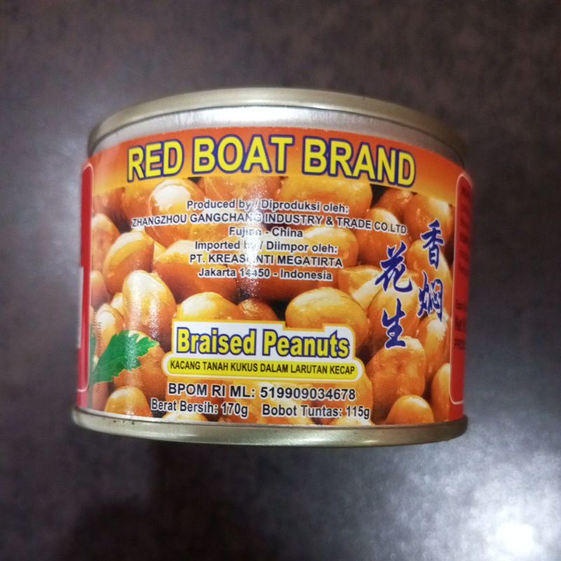 

Braised Peanuts Kacang Tanah Kukus Larutan Kecap Read Boat Brand