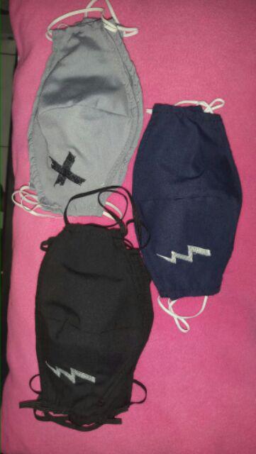 Masker Fashion Bahan Katun 2ply+1ply(filter Masker/tissue)