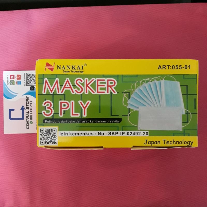 Masker 3Ply NANKAI ISI 50 PC