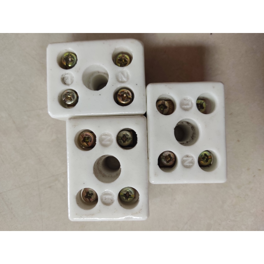 TERMURAH Terminal Block Keramik 2 Pole 30 Ampere - FORT 2W5H-30A