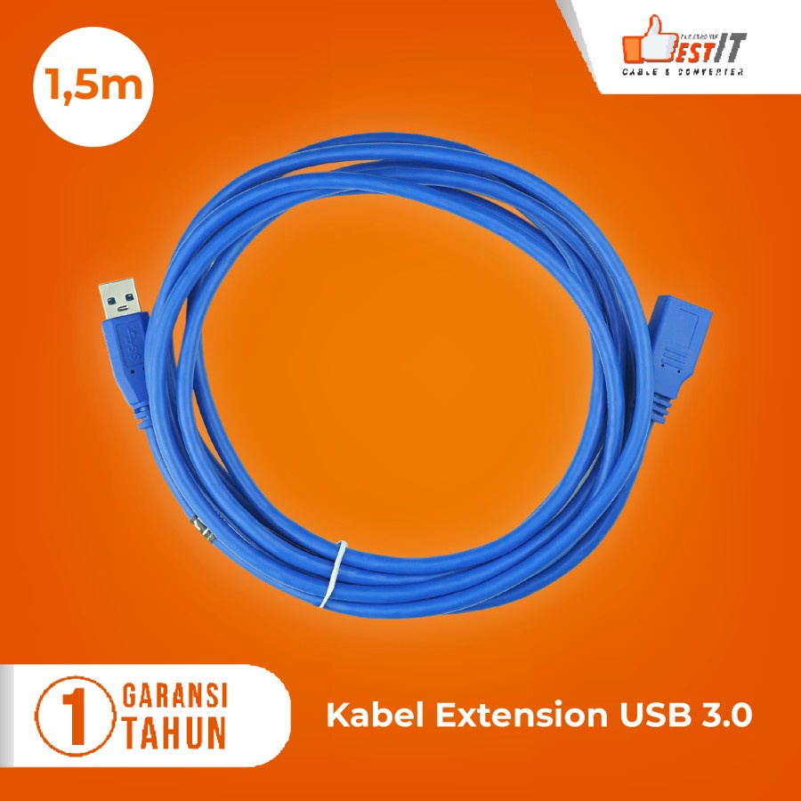 Kabel USB Extension 3.0 Male to Female NYK 1.5 Meter 3 Meter