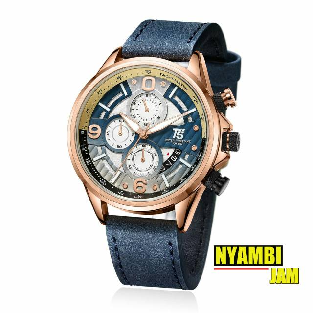 Jam tangan pria T5 H3656 sport chrono original tahan air