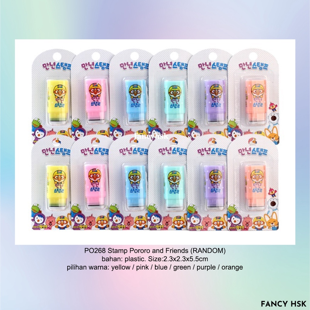 

STAMP PORORO AND FRIENDS RANDOM PO268