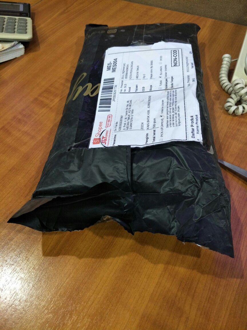 Batik Sogan Halus Batik Pekalongan Mix Brokat Cord Cantik