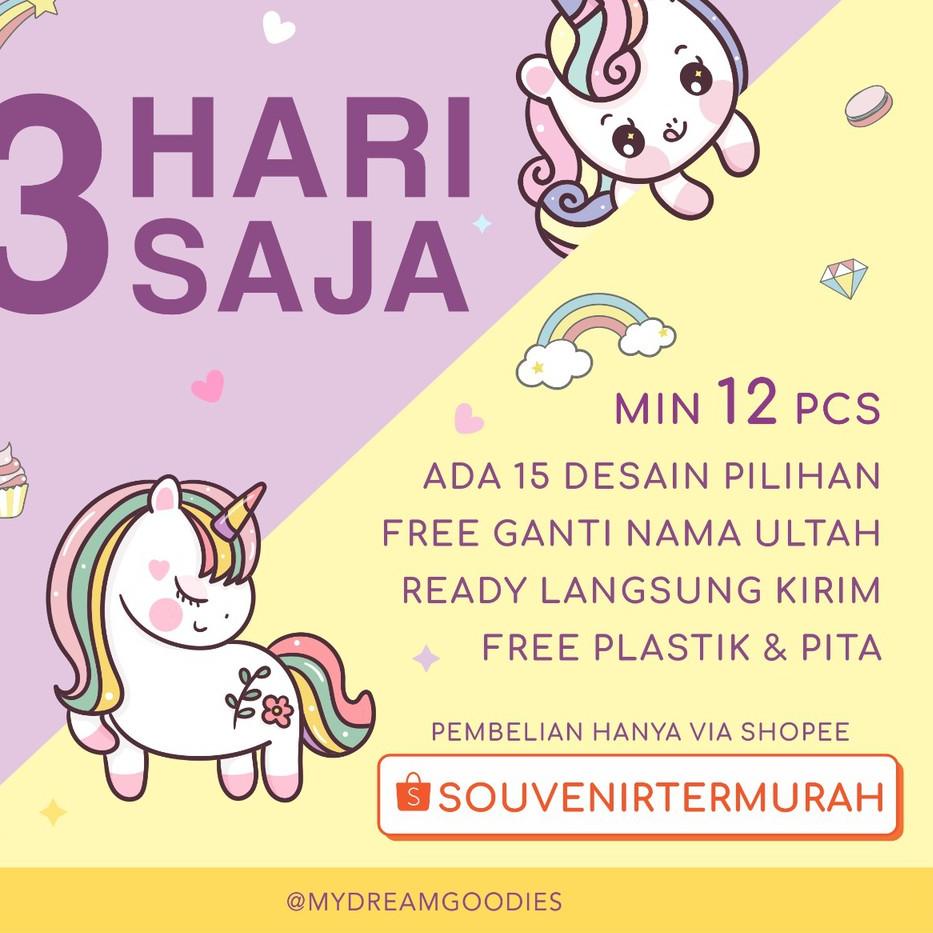 MALL TAS CUSTOM ULTAH TAS KUBUS / SOUVENIR ULANG TAHUN grosir