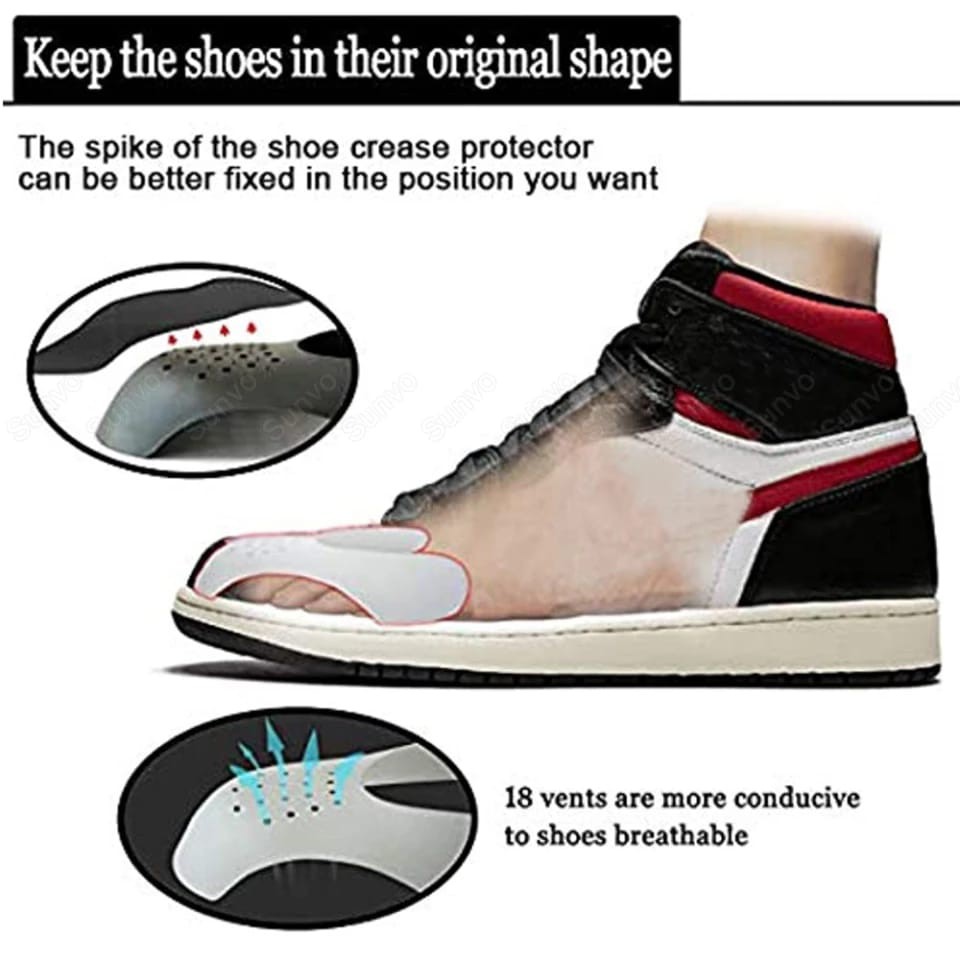 SEPASANG SHOE SHIELD ANTI SNEAKERS TERTEKUK PELINDUNG SEPATU SNEAKERS AKSESORIS SEPATU SNEAKERS INSOLE SEPATU PRIA