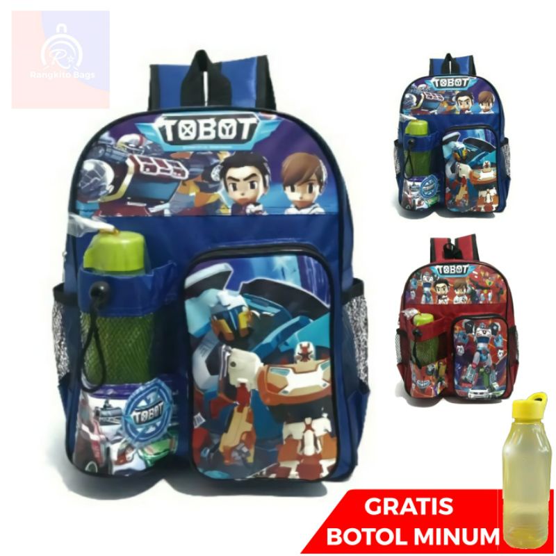 Tas Ransel Anak Sekolah Karakter Lucu Free Botol Minum Bisa Buat tTaveling Sekolah Anak