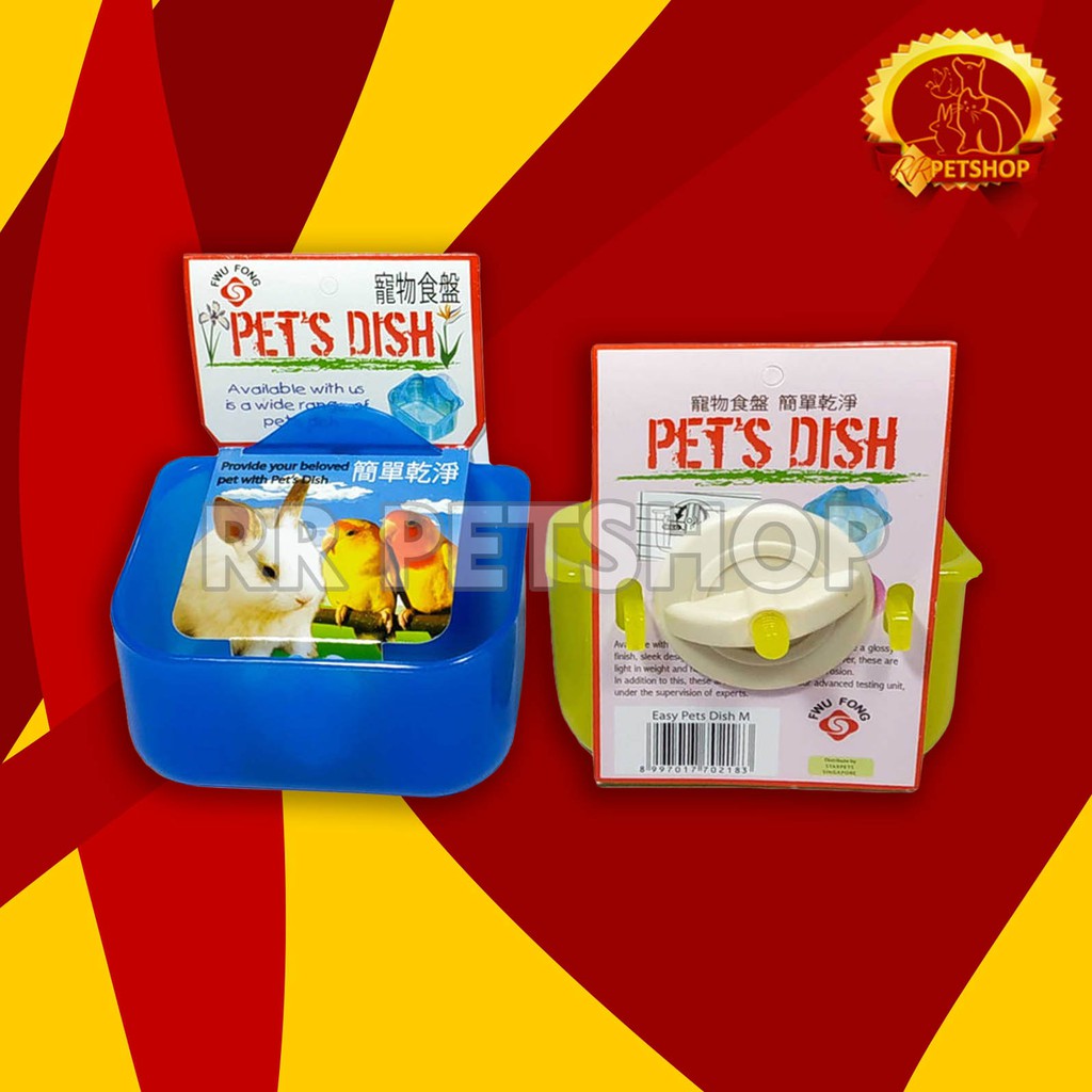 Tempat Makan hewan Gantung PETS DISH pet bowl anjing kucing kelinci