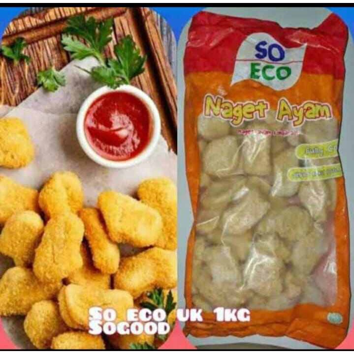 

NUGGET SO ECO Chicken Nugget 1kg, Nugget Ayam paling ENAK dan paling LARiS