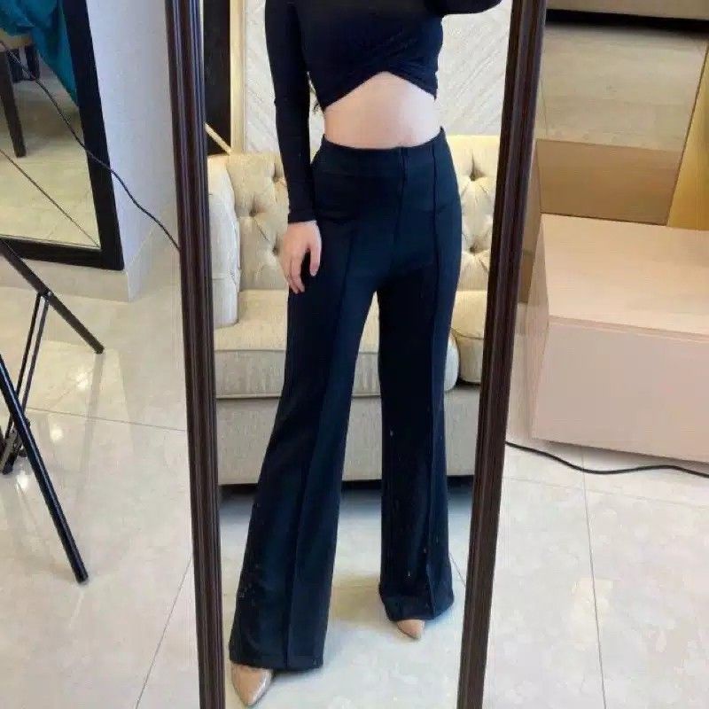 CELANA CUTBRY wide leg // celana panjang wanita // celana fashion wanita // celana Korea style