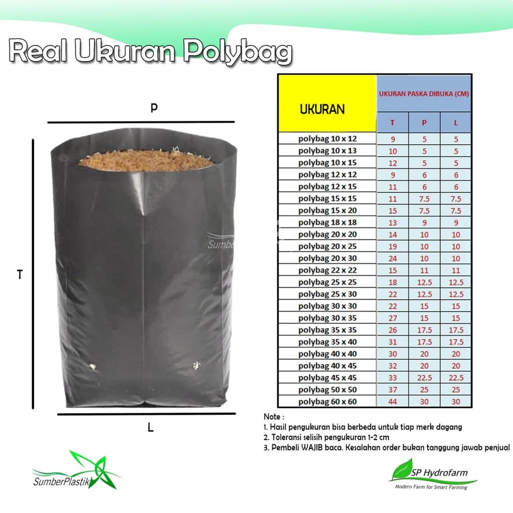 Polybag 10 x 15 Per 500 Gram