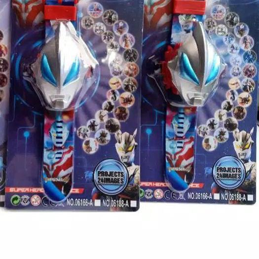 Ultraman proyektor jam tangan anak laki-laki