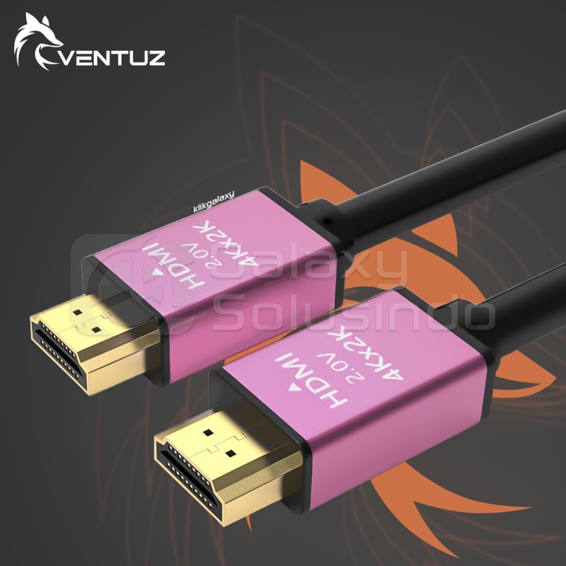 VENTUZ HDMI 2.0 120Hz 2K / 60Hz 4K HDCP 2.2 Gold Plated Cable - 5m