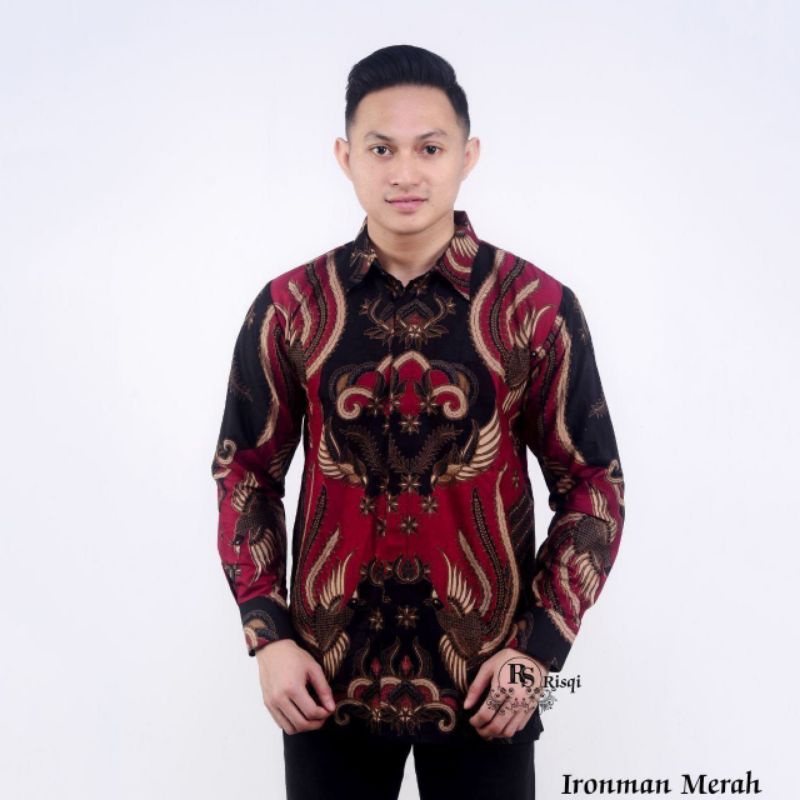 KEMEJA BATIK PRIA LENGAN PANJANG / KEMEJA BATIK MURAH / KEMEJA BATIK PRIA M L XL XXL