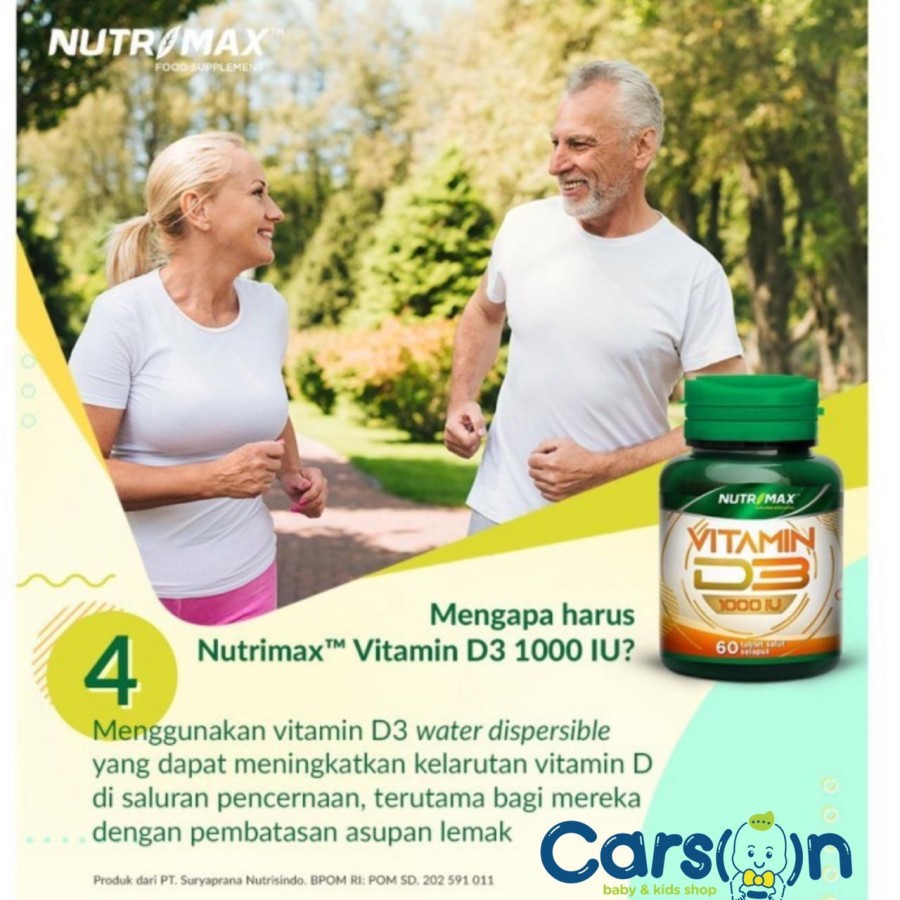 Nutrimax Vitamin D3 1000 IU