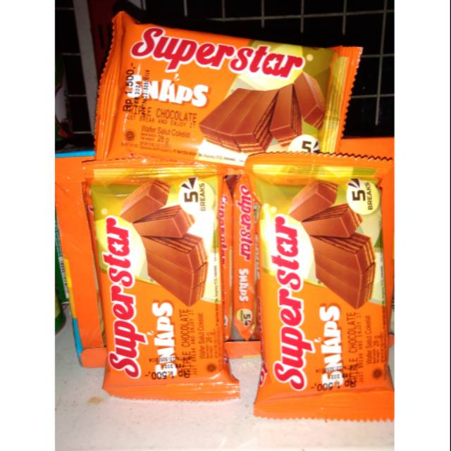 

Wafer superstar snaps 1 pack (isi 12)