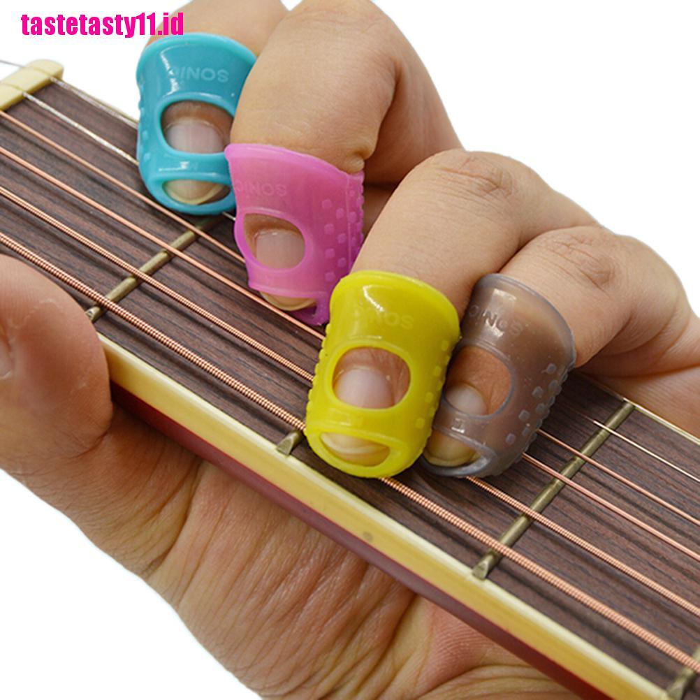 【TTID】3 PCS New Mix Color Guitar Thumb Picks Finger Picks Plectrum Band