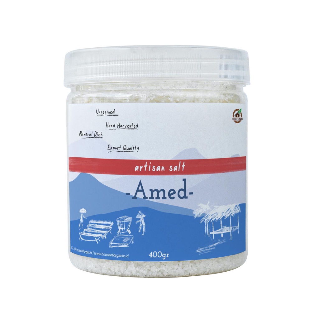 House Of Organix Artisan Salt Amed 400 Gr