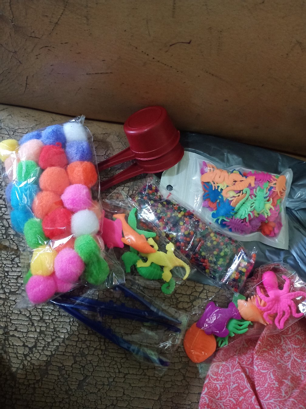 Isi 5 Gayung Mini Waterbeads / Mini Scoop / Gayung Montessori