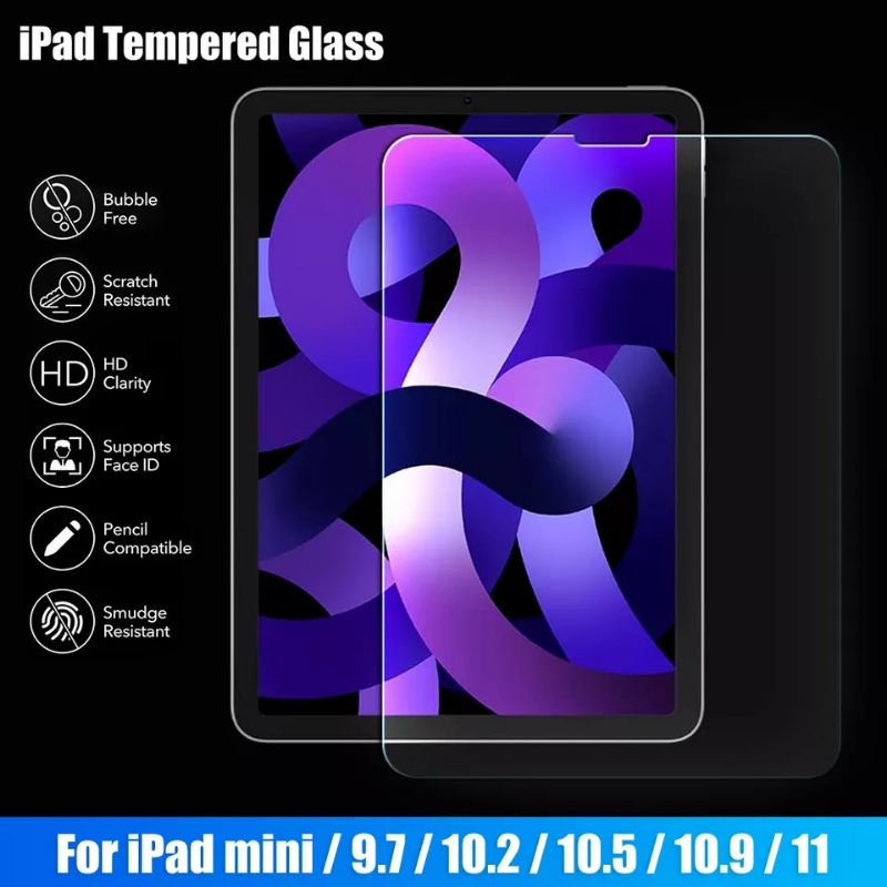 iPad Air 5 2022 10.9&quot; Screen Protector Glass Tempered Clear Gloss