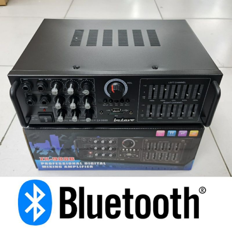 Power Mixer 4 channel Betavo BLUETOOH USB SD baru