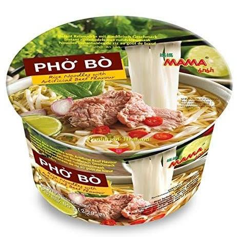 

Mama Pho Bo - Rice Noodle with Beef Flavour - Bihun Instan Thailand