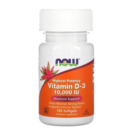 Now Foods Vitamin D3 1000IU, 2000IU, 5000IU