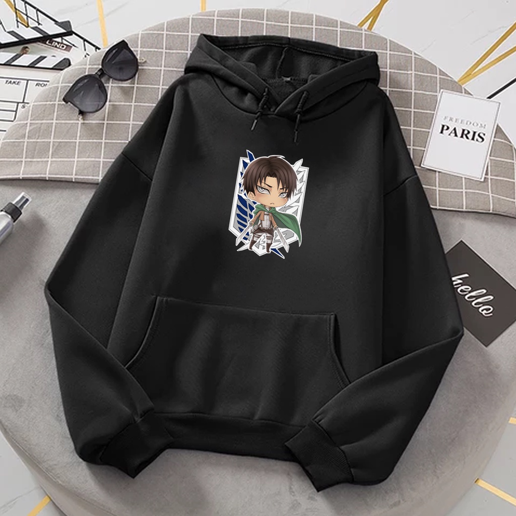 Sweater hoodie anak laki laki TITAN WARRIOR jaket anak cewek cowok anime trend