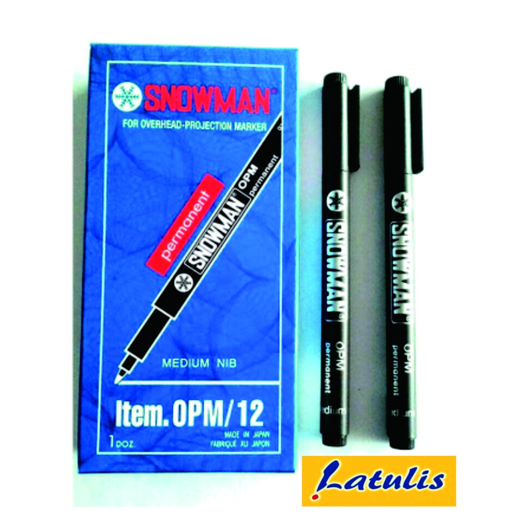 

Bolpen Snowman OHP M ( Lusin )