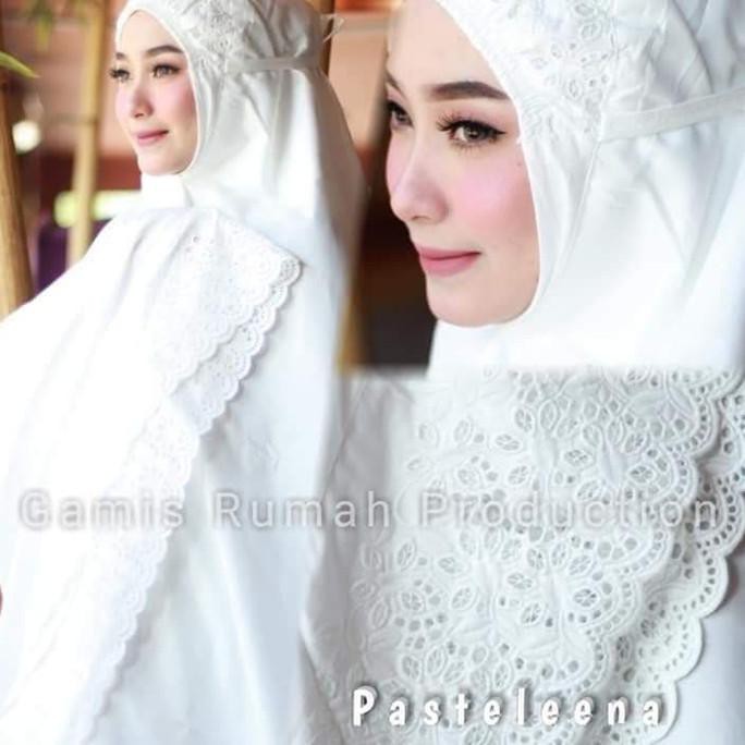Ori&Terjamin Mukena Khadijah Pasteleena Putih