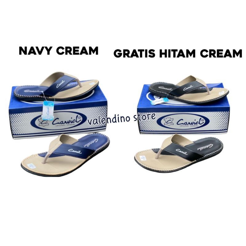 BELI 1 GRATIS 1 Sandal Carvil Pria Japit / Sandal Slide Pria / Sandal Casual Pria / Sandal Terbaru Pria / Sandal Kekinian Pria Jawa Timur Mojokerto