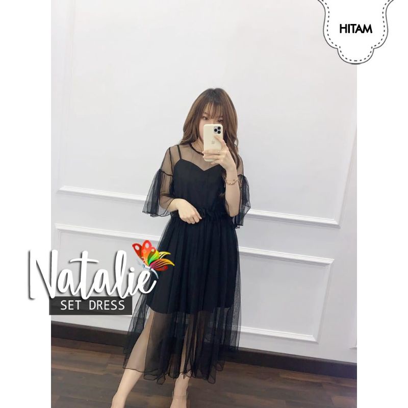 DRESS FASHION NATALIE, TILE FURING HYGET, DRESS MAXY