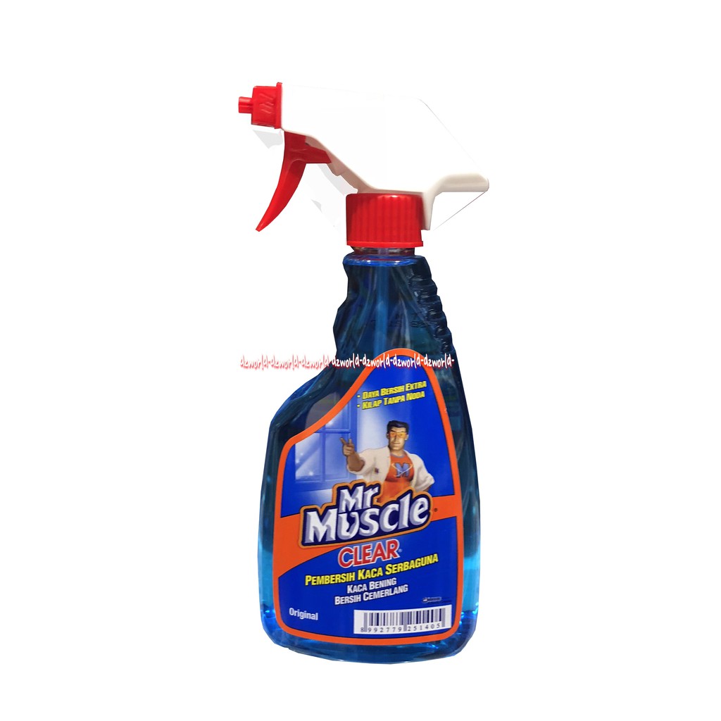 Mr Muscle Clear Pembersih Kaca Serbaguna Spray Botol 500ml