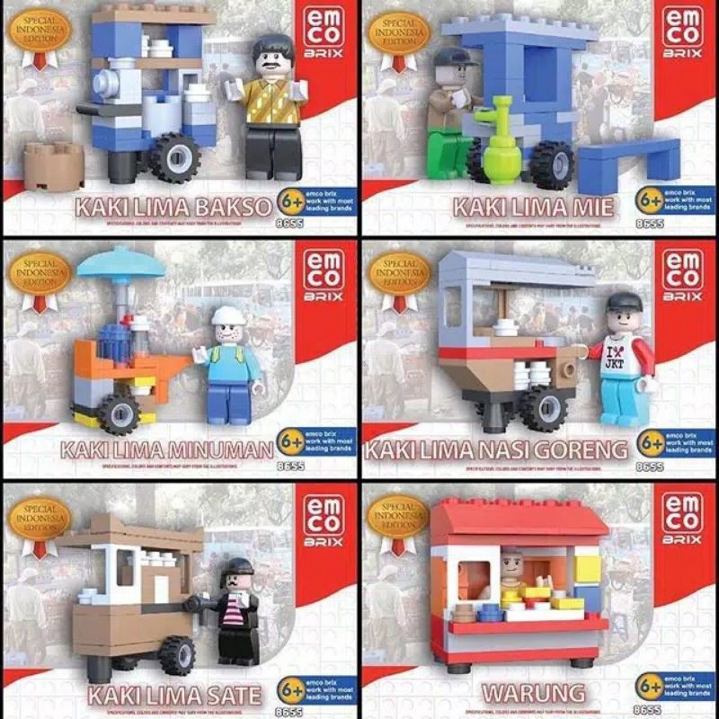 Emco brix edisi indonesia warung pedagang kaki lima
