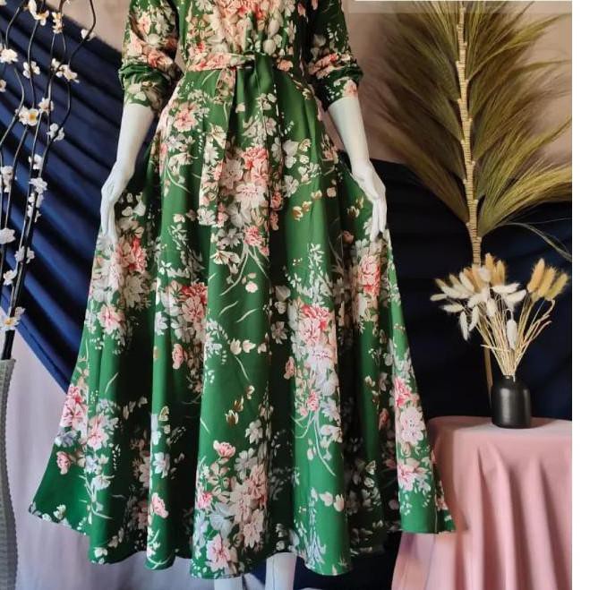 PROMO GAMIS MONALISA PREMIUM KLOK 4 METER MOTIF BANGKOK