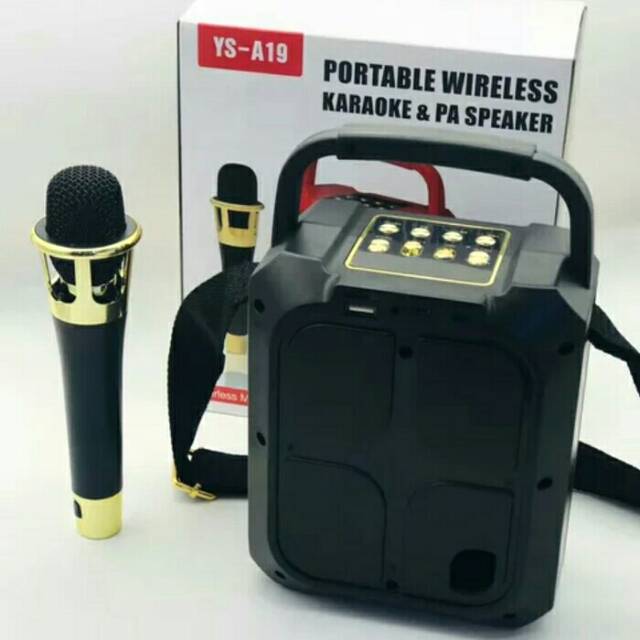 YS-A19 Portable Wireless Karaoke Speaker Alat Karoke Dengan Speaker YS A19